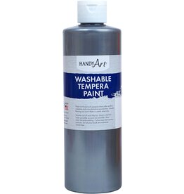 WASHABLE METALLIC PAINT: SILVER 16OZ