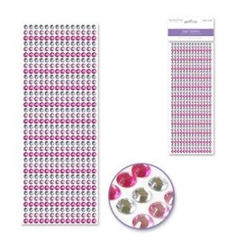 RHINESTONE STICKER: 6MM PRINCESS ASSORTMENT 504 PACK