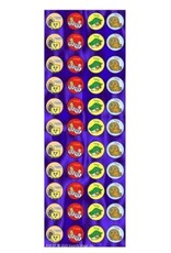STICKERS - MA-NISHTANA SYMBOLS - DOTS - 11 SETS PER SHEET - 6 SHEETS