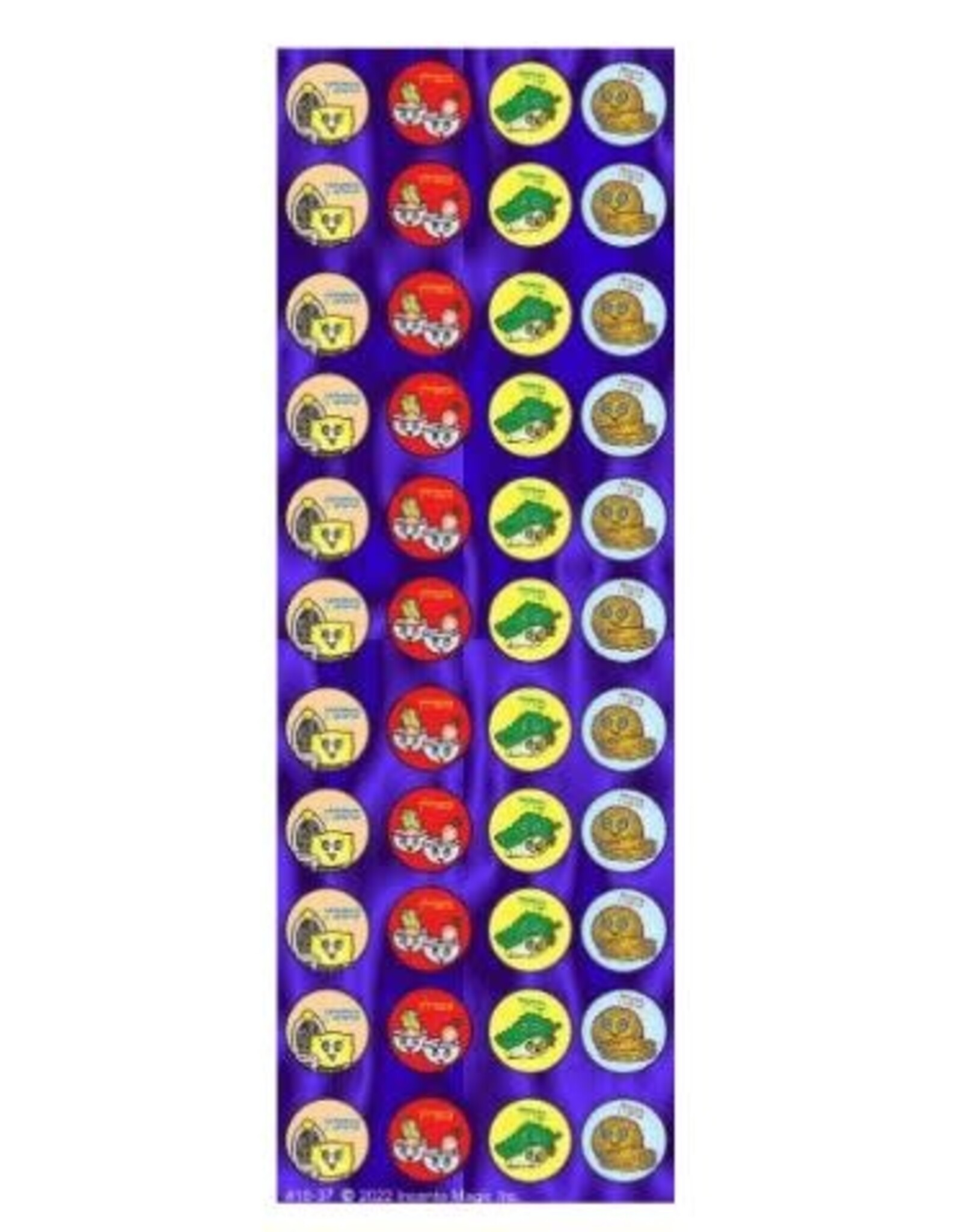 STICKERS - MA-NISHTANA SYMBOLS - DOTS - 11 SETS PER SHEET - 6 SHEETS