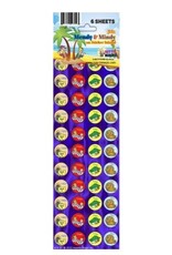 STICKERS - MA-NISHTANA SYMBOLS - DOTS - 11 SETS PER SHEET - 6 SHEETS