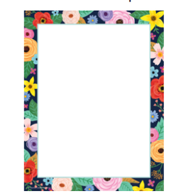 COMPUTER DESIGN PAPER WILDFLOWERS 50 SHEETS