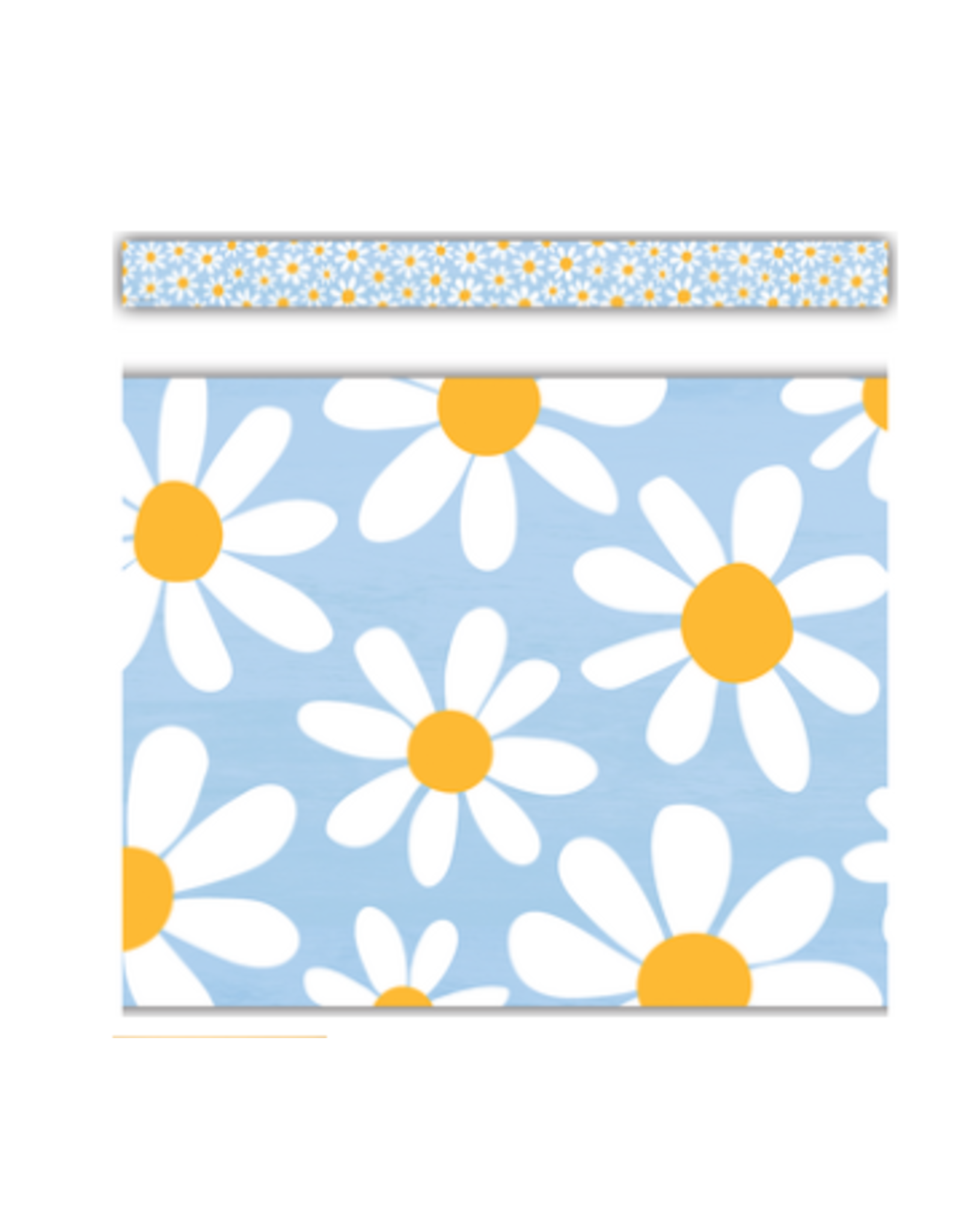 STRAIGHT BORDER DAISIES - 3"X35'