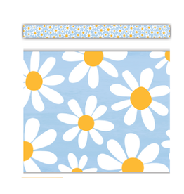 STRAIGHT BORDER DAISIES - 3"X35'