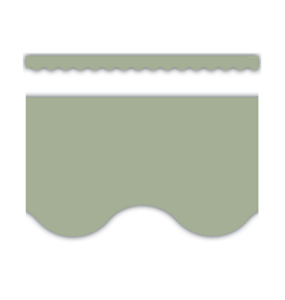 Trend Enterprises SCALLOPED  BORDERS 2 - 3/16" x 35', SAGE