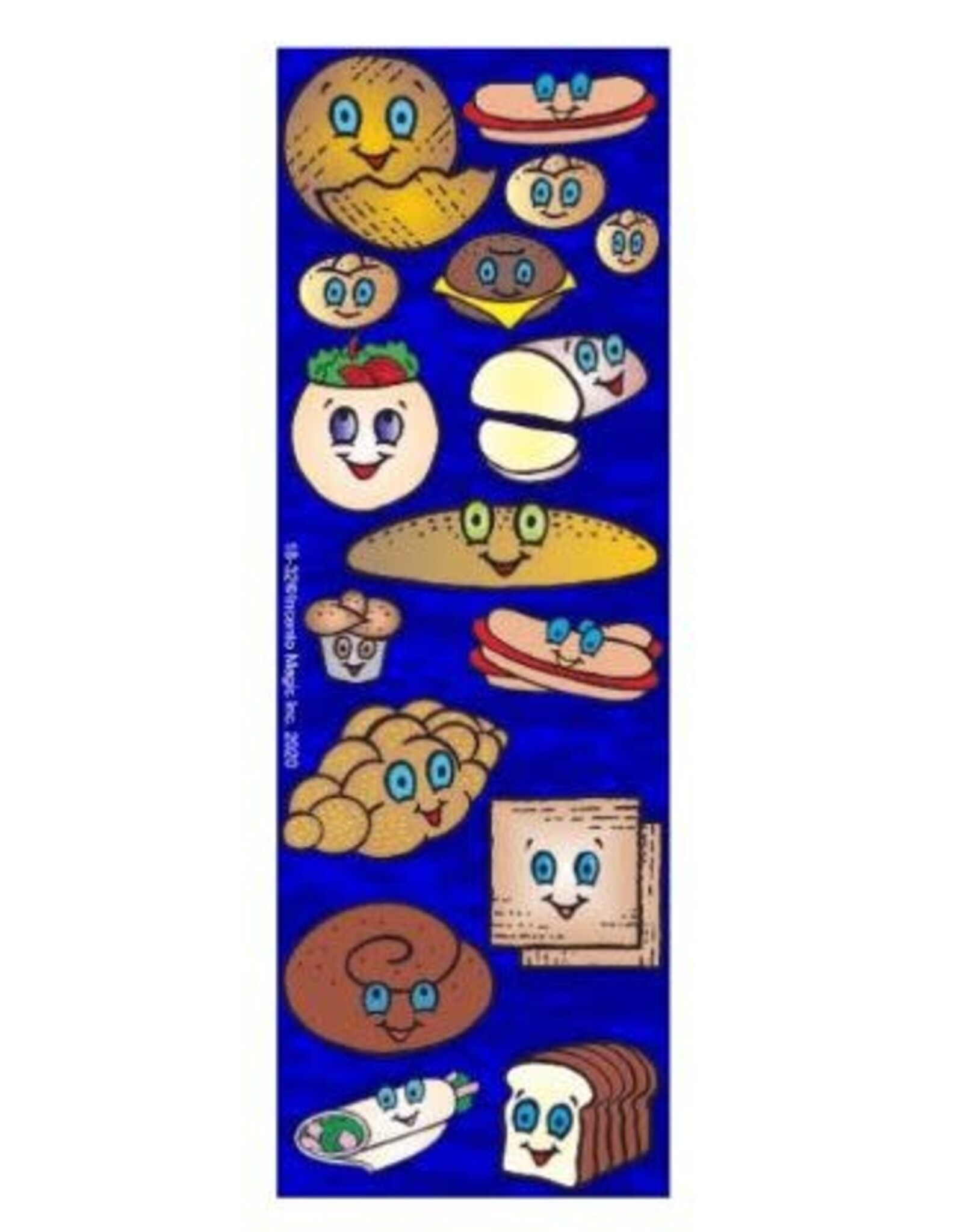 incento magic STICKERS: HAMOTZI - CHOMETZ - 6 SHEETS