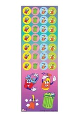 incento magic STICKERS: JUMBO DOTS, CLEAN-UP - 6 SHEETS