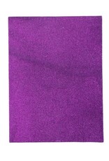 GLITTER FOAM SHEET: 9X12, 2MM PURPLE