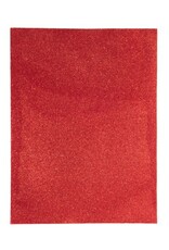 GLITTER FOAM SHEET: 9x12, 2MM RED