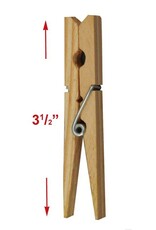 CLOTHESPINS: 3-1/3"  24 PACK