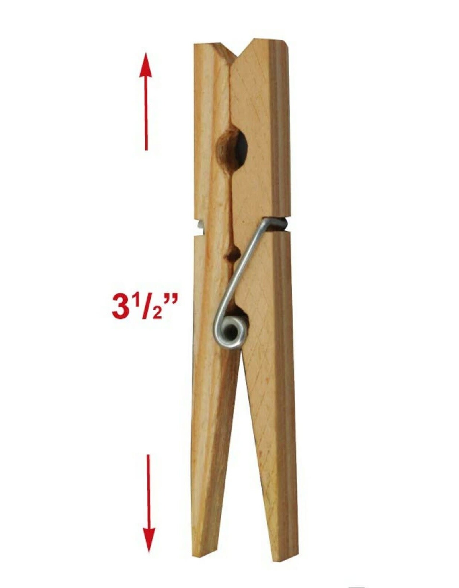 CLOTHESPINS: 3-1/3"  24 PACK