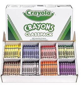 CRAYOLA CLASSPACK: LARGE CRAYONS 400 PACK 8 COLORS