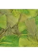 FEATHERS: GREEN MIX 14 GRAMS