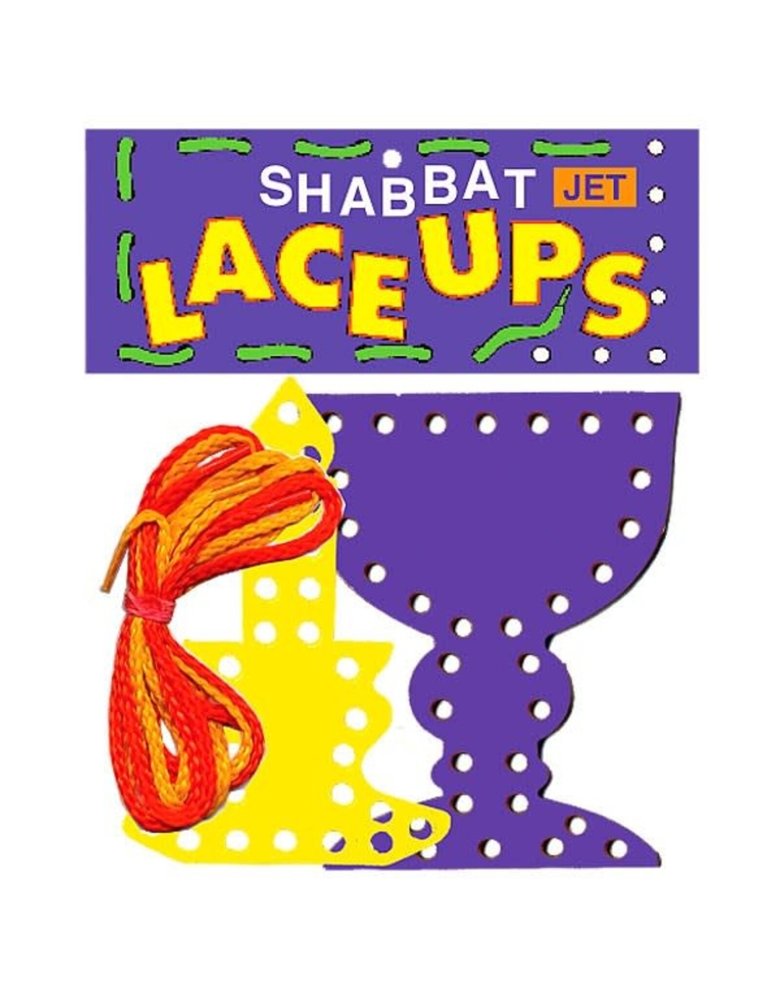 LACE UPS -  SHABBOS 7.5"x6.5"