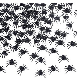 REALISTIC PLASTIC SPIDER ( KINIM ) 100 PACK