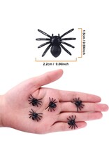 REALISTIC PLASTIC SPIDER ( KINIM ) 100 PACK