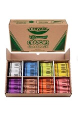 CRAYOLA CLASSPACK: CRAYONS REGULAR SIZE 800 PACK 8 COLORS