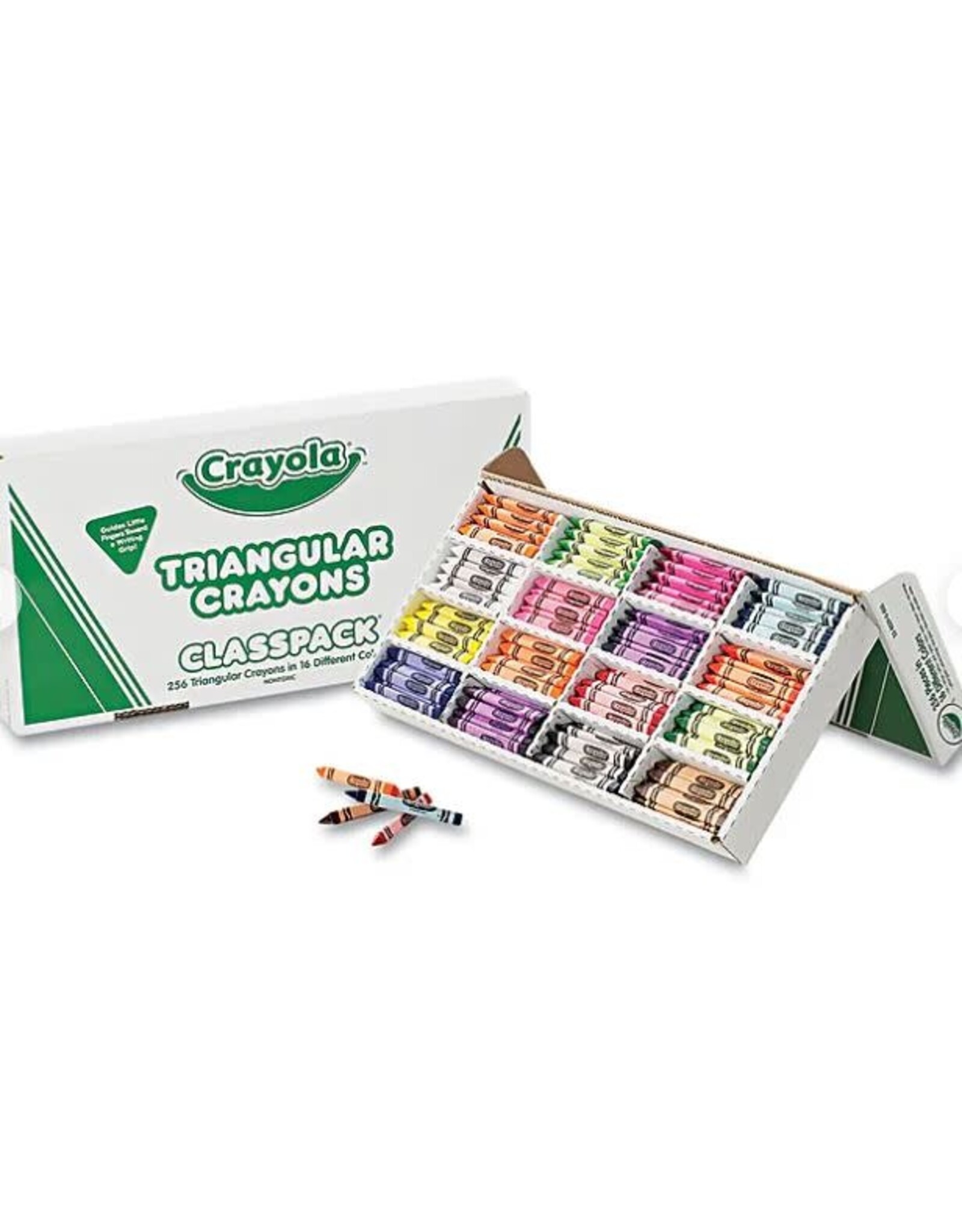 CRAYOLA CLASSPACK: TRIANGLE CRAYONS 256 PACK 16 COLORS