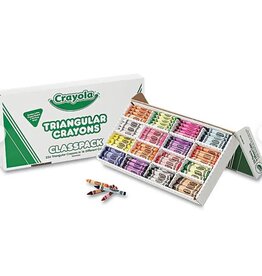 CRAYOLA CLASSPACK: TRIANGLE CRAYONS 256 PACK 16 COLORS