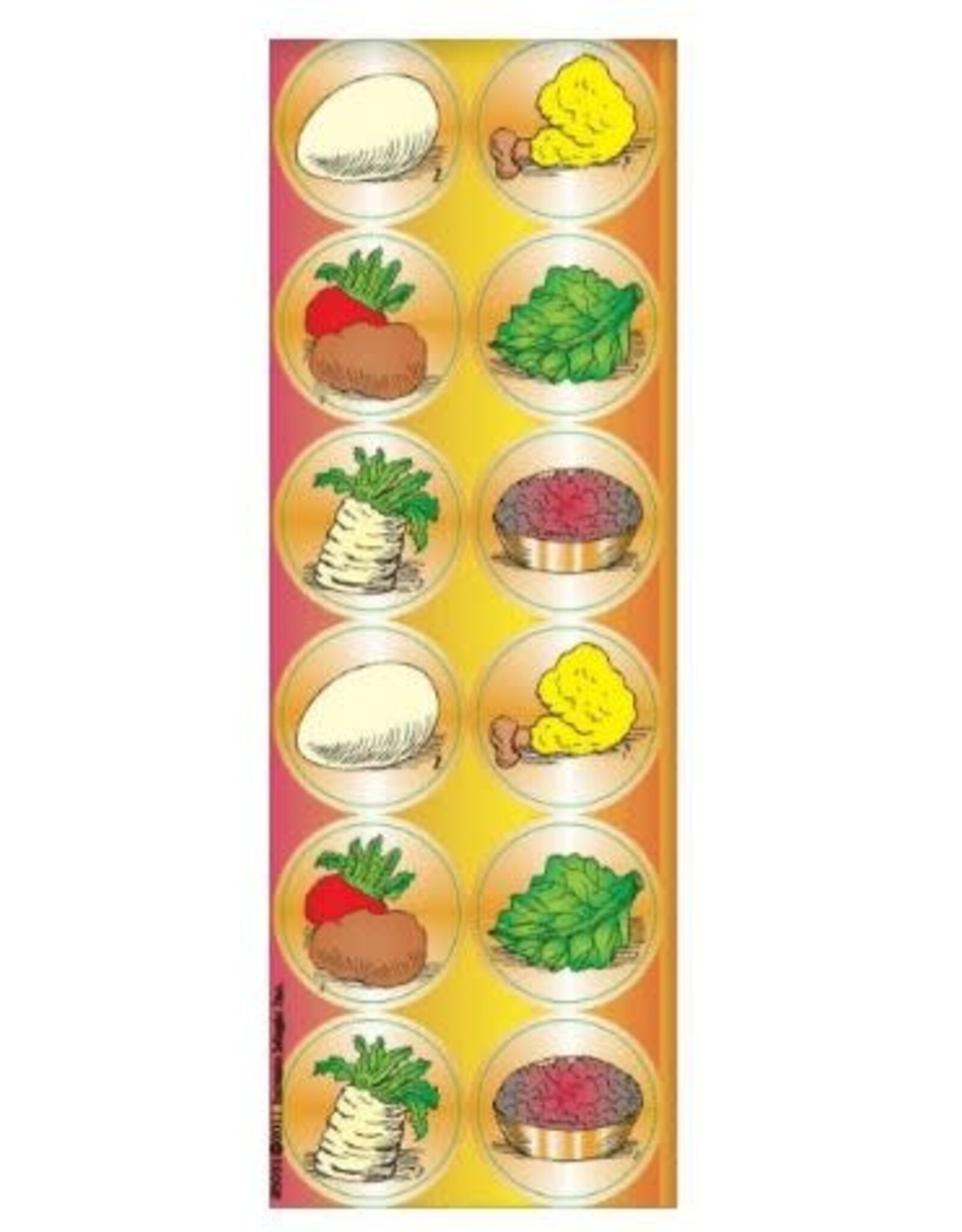 STICKERS - Simanim of Seder Plate  KAARAH - 2 SETS PER SHEET - 6 SHEETS