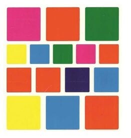 COLOR CODING  STICKER : ASSORTED SIZE SQUARE  25 SHEET