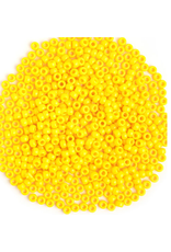 PONY BEADS: OPAQUE LEMON YELLOW 6mmX9mm 1000 PACK