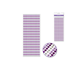 RHINESTONE STICKER: 4MM VIOLA ASSORTMENT 1029 PACK