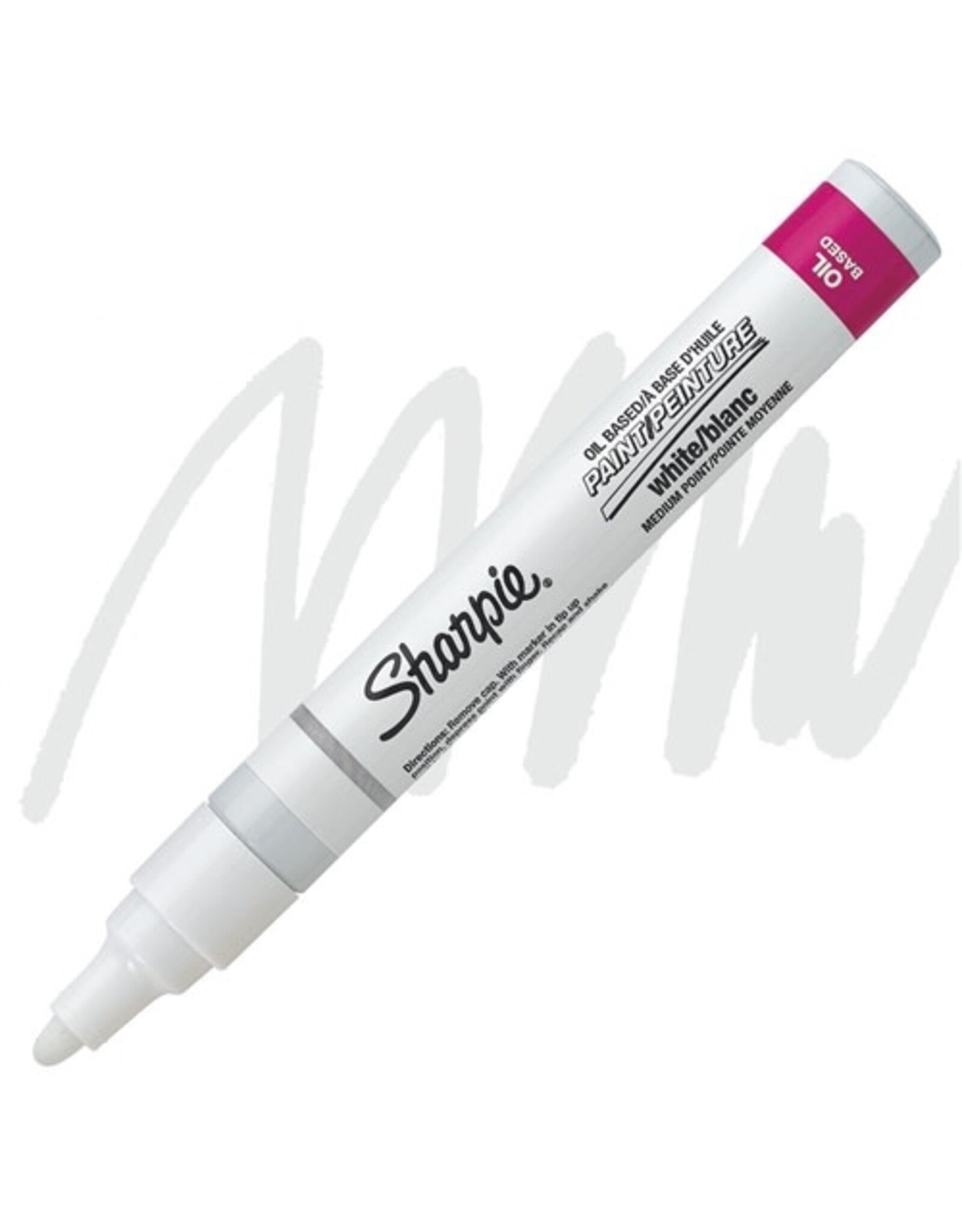 SHARPIE PAINT MARKER - MEDIUM POINT - WHITE