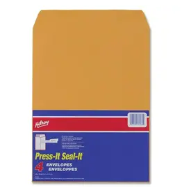 MANILA ENVELOPE 10"x13" PRESS & SEAL - 4 PACK