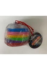 GUMMIES BRACELETS , GLITTER  ASSORTED COLORS 36 PACK
