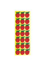 incento magic STICKERS -  DIE CUT 1" SMILE APPLES  21 per sheet - 6 SHEETS