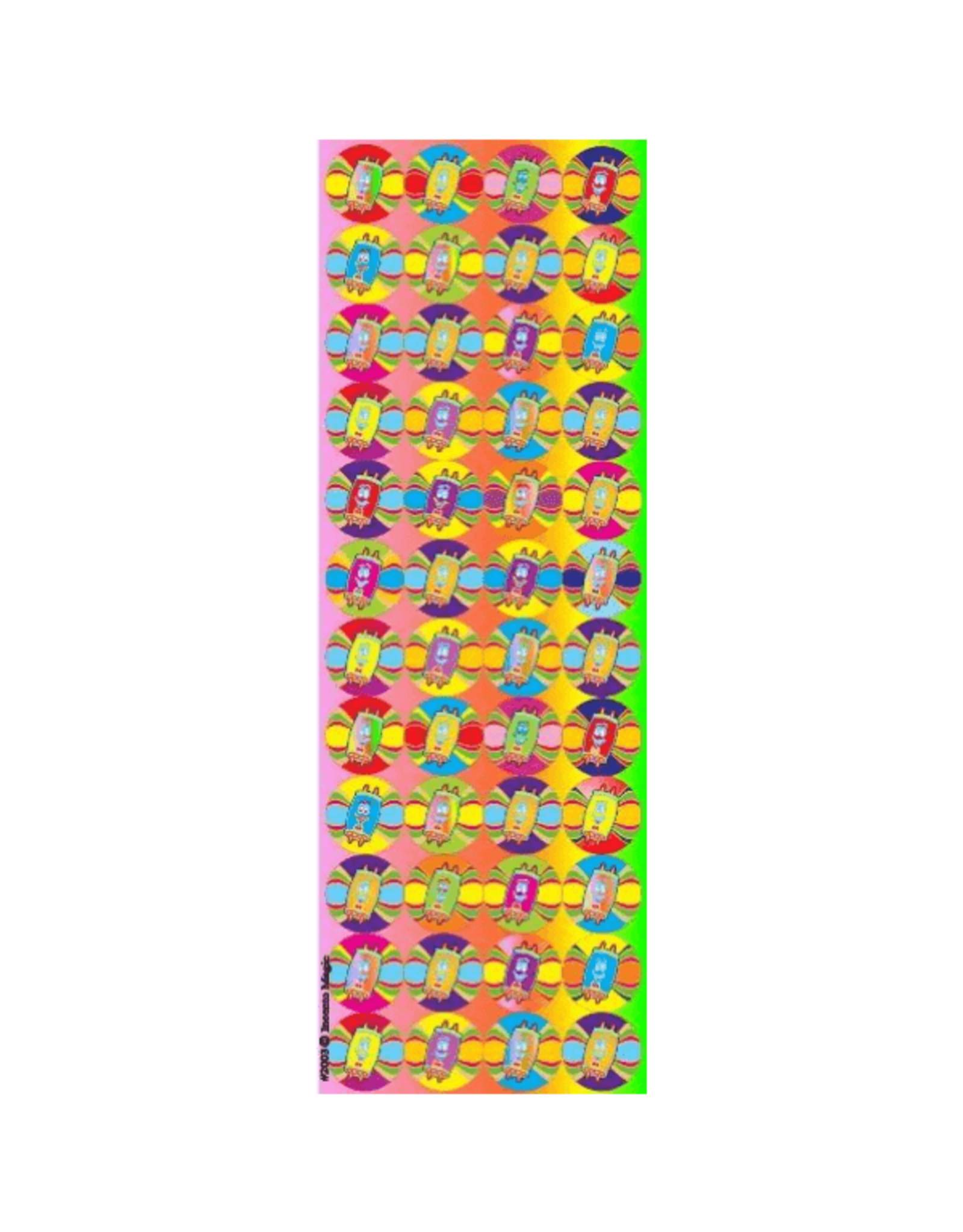 incento magic STICKERS - SIFREI TORAH - ROUND - 6 SHEETS