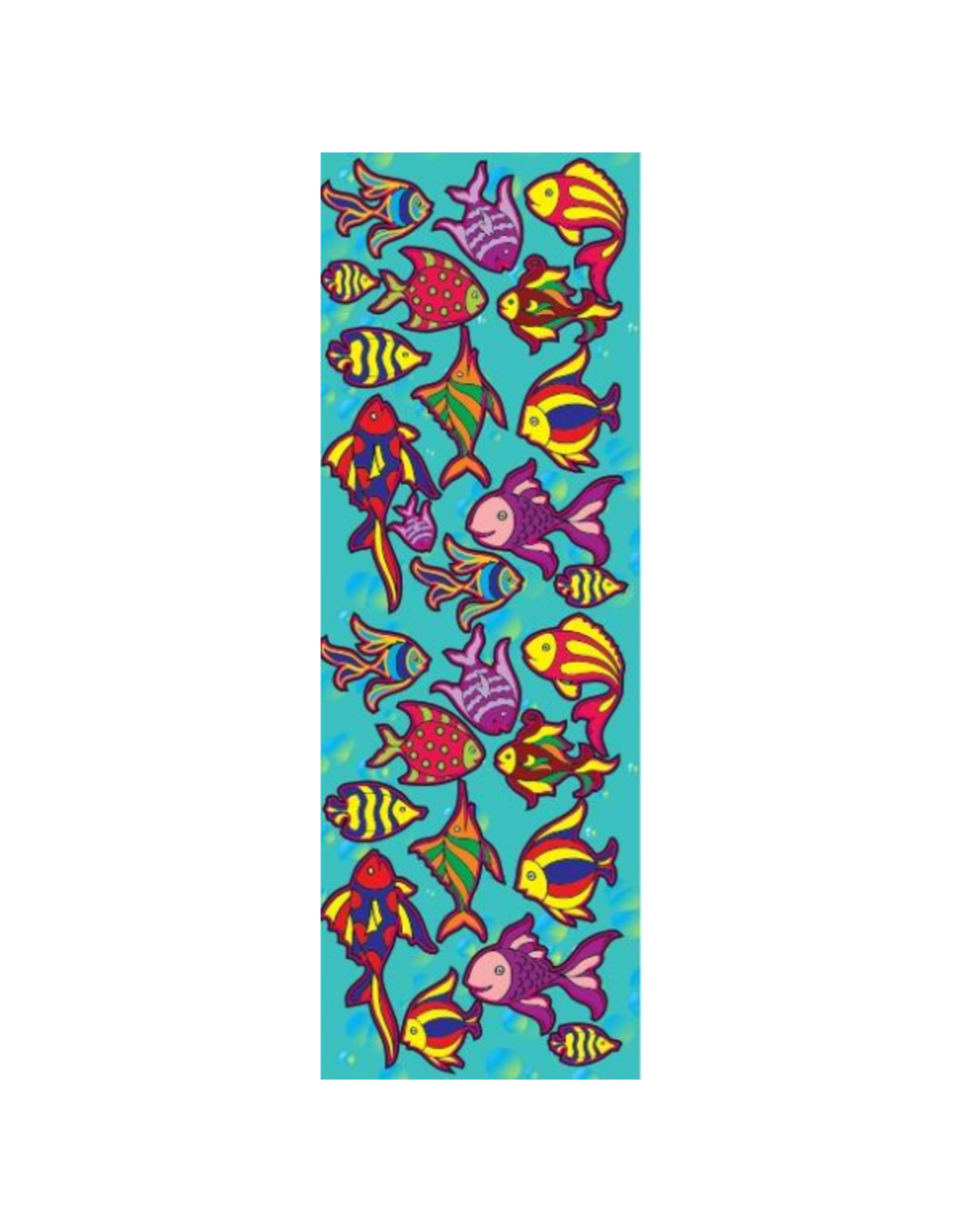 incento magic STICKERS -  FISH DIE-CUT - 6 SHEETS