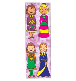 incento magic STICKERS: DIE-CUT BIG GIRLS - 6 SHEETS