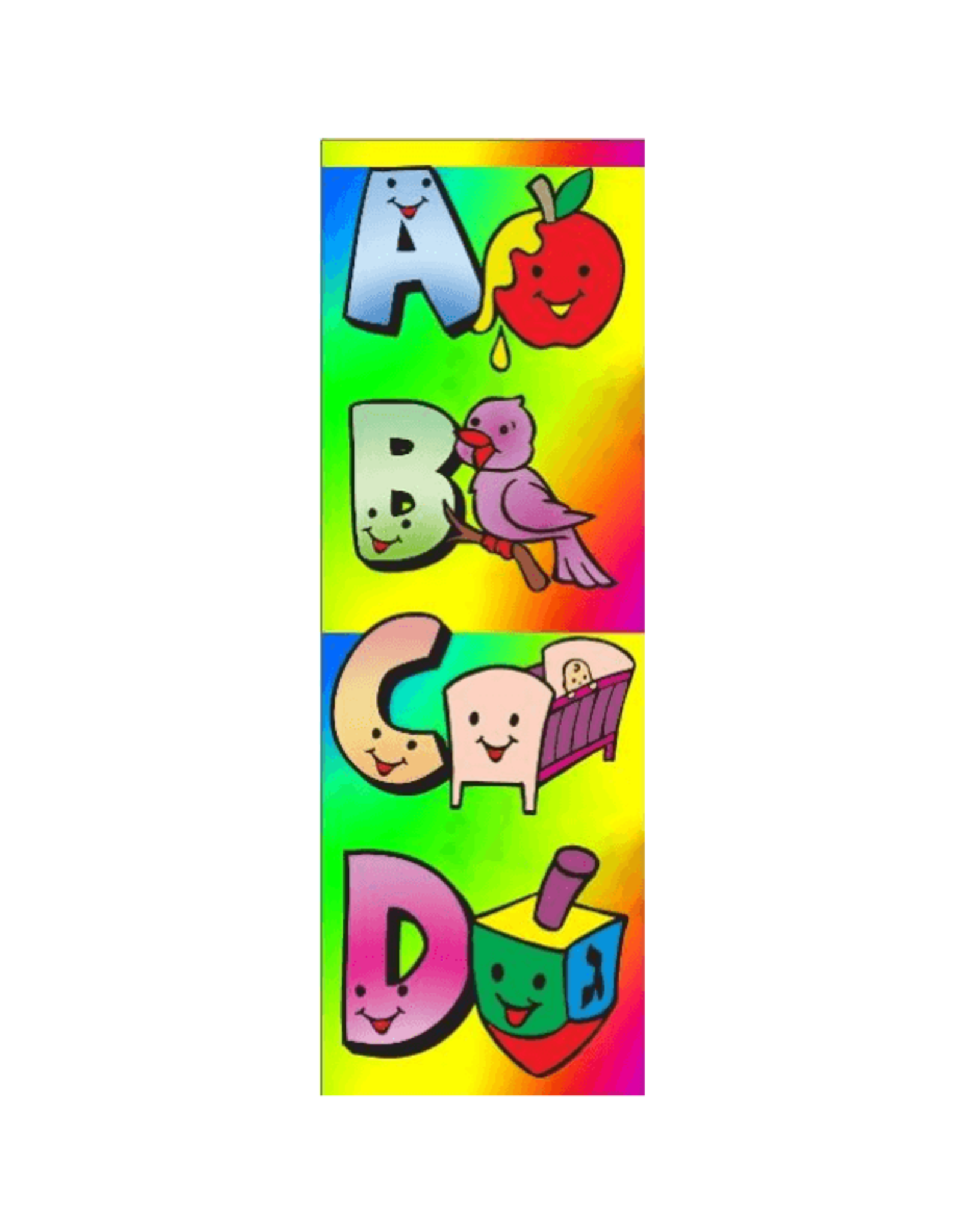 incento magic STICKER: ABC WITH PICTURE-2"X3"
