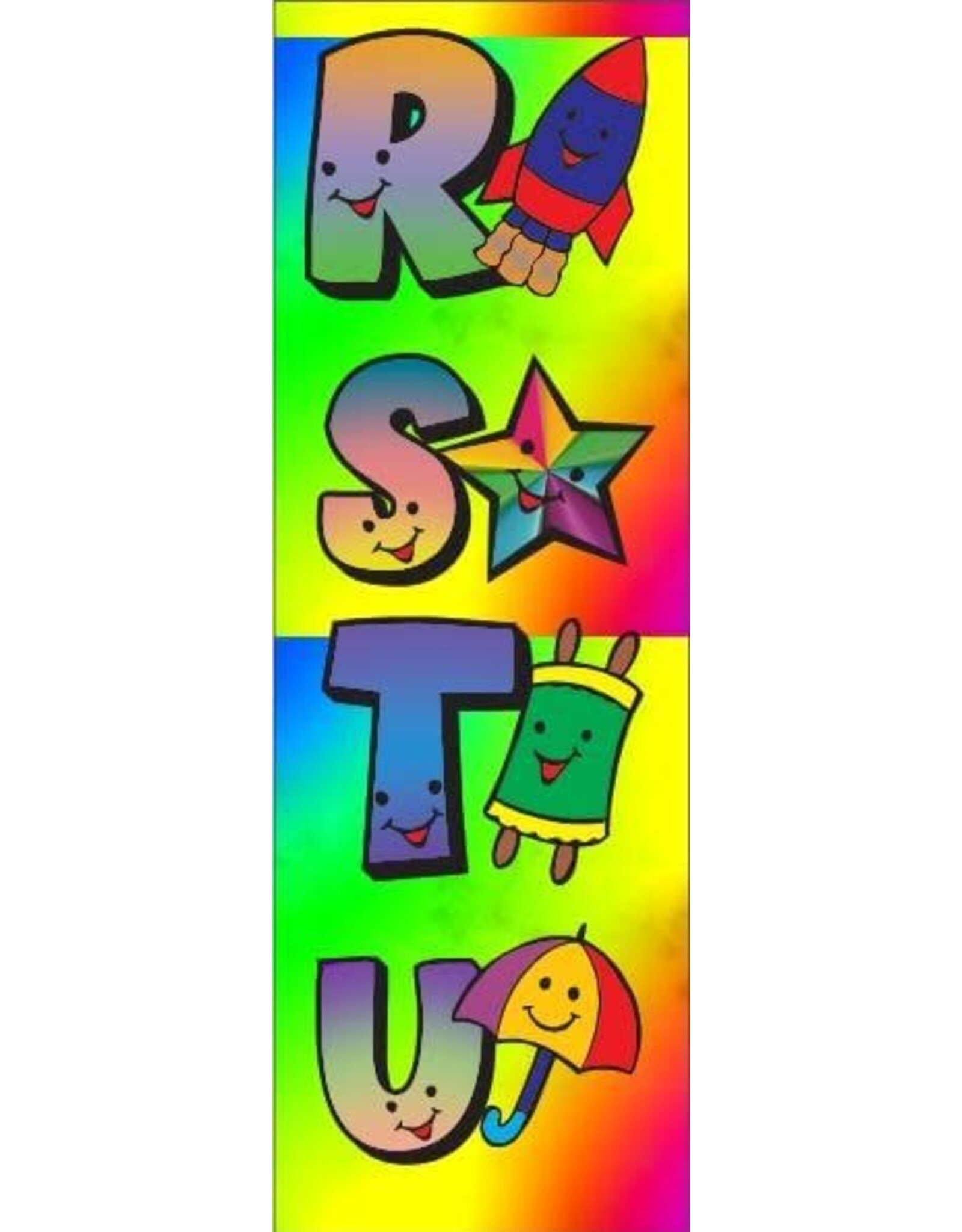 incento magic STICKER: ABC WITH PICTURE-2"X3"