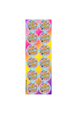 incento magic STICKERS: YOM HULEDET SAMEACH - 6 SHEETS