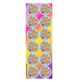incento magic STICKERS: YOM HULEDET SAMEACH - 6 SHEETS