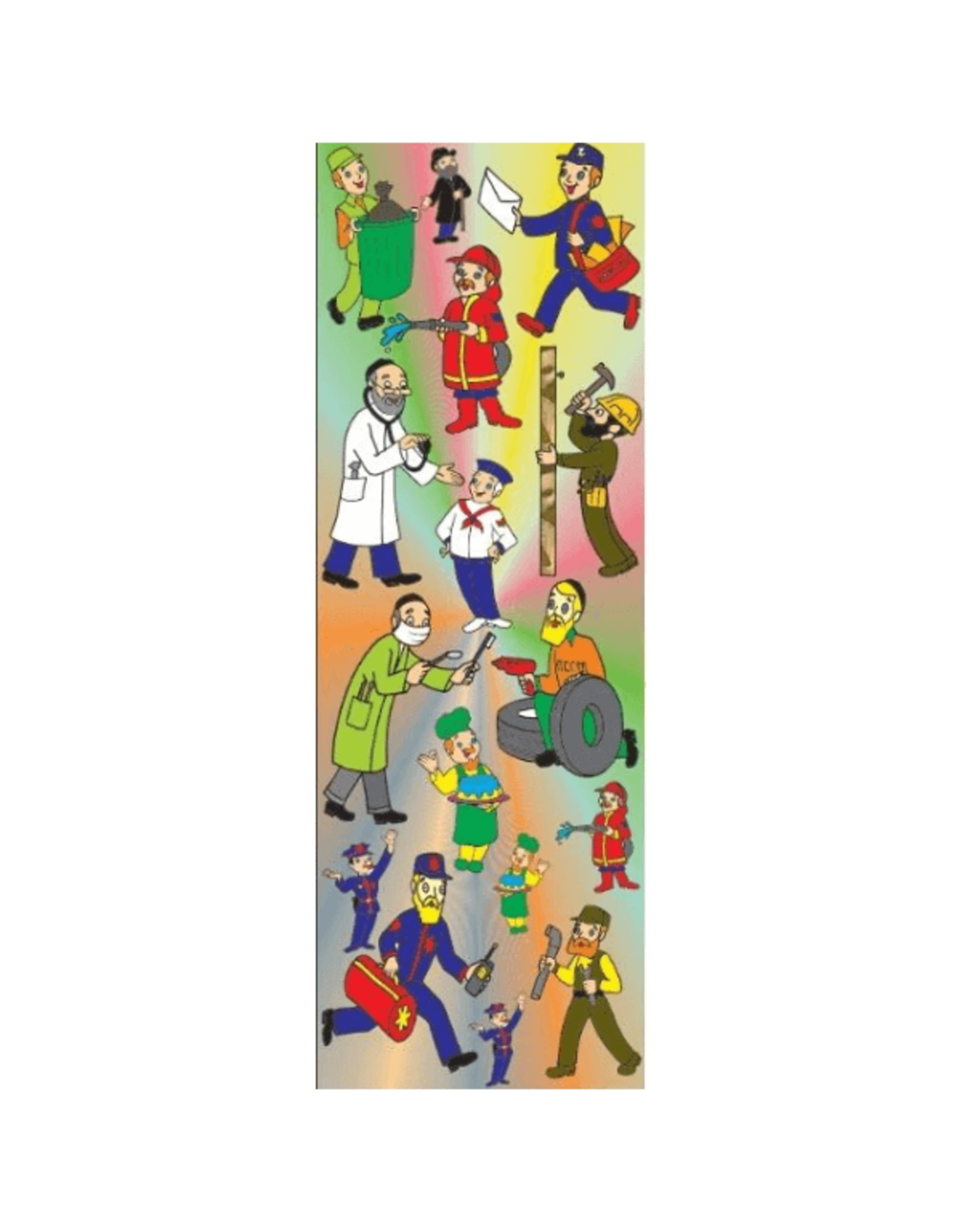 incento magic STICKERS: JEWISH COMMUNITY HELPERS - 6 SHEETS