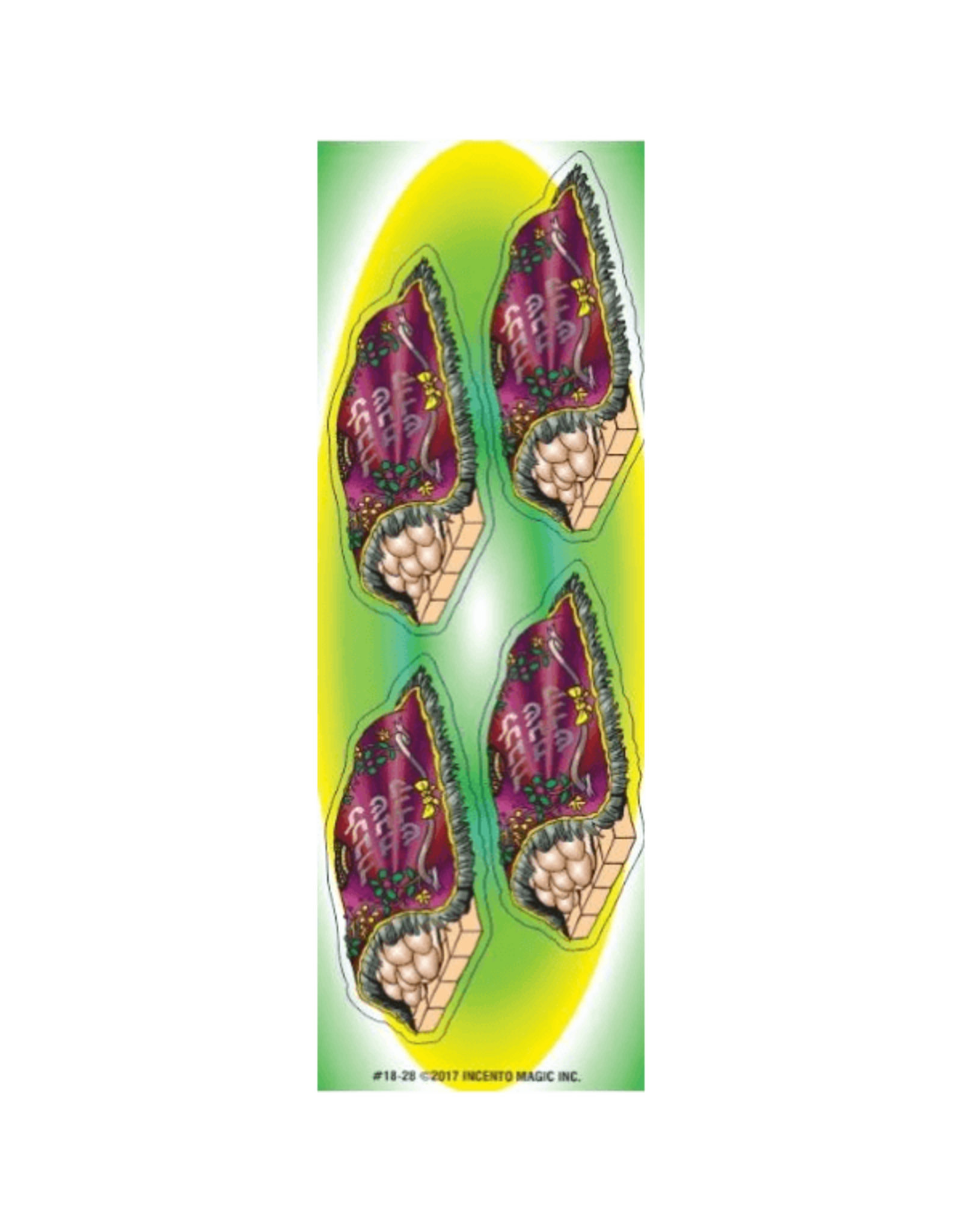 incento magic STICKERS: CHALLAH LECHEM MISHNEH  - 6 SHEETS