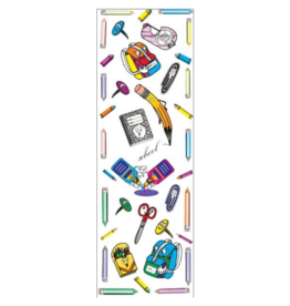 incento magic STICKERS: SCHOOL SUPPLIES - 6 SHEETS