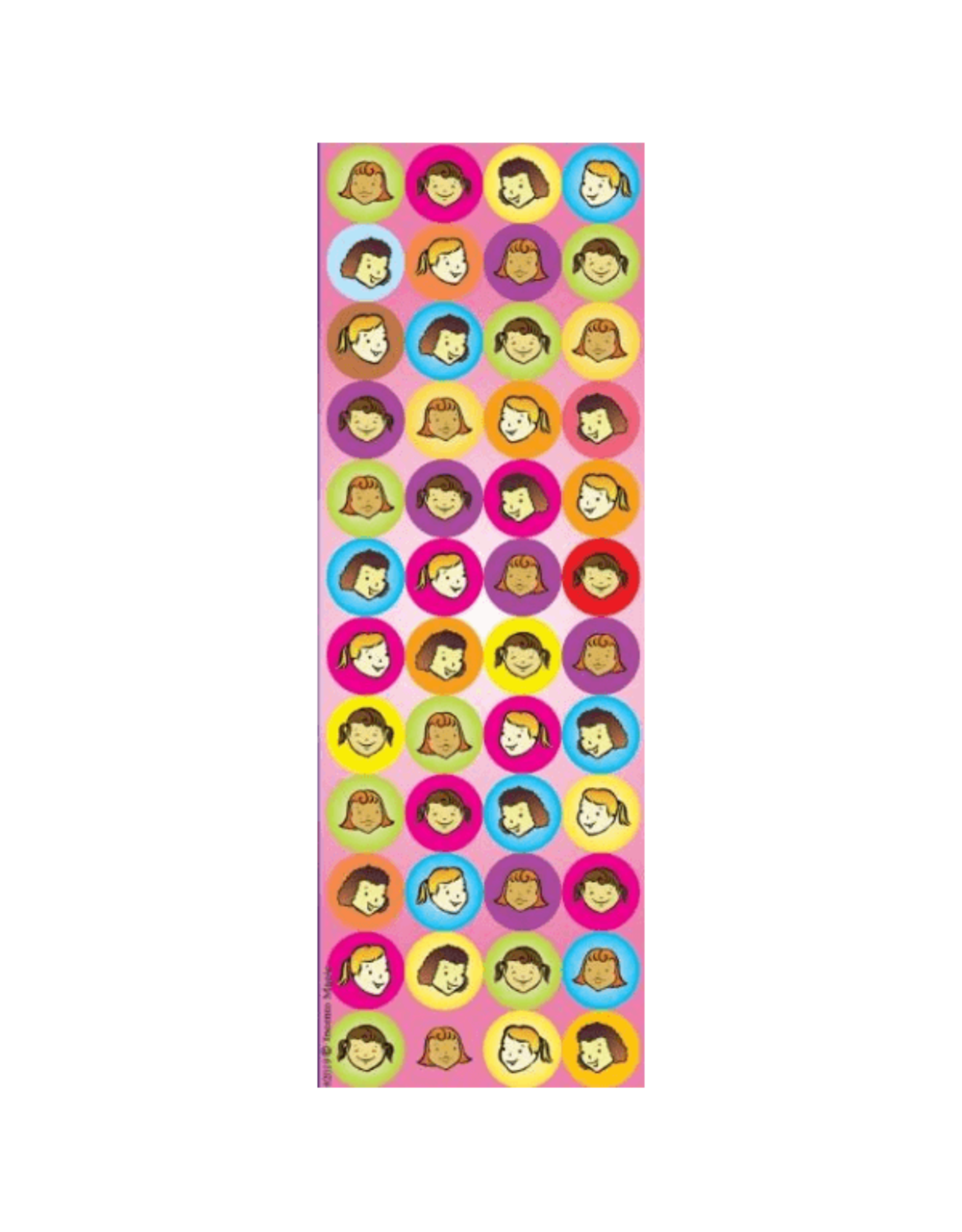 incento magic STICKERS: JUMBO DOTS -  GIRLS - 6 SHEETS