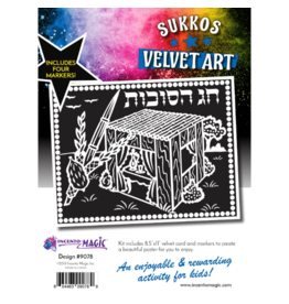 incento magic VELVET ART LARGE: CHAG HASUKKOS 8.5"X11"