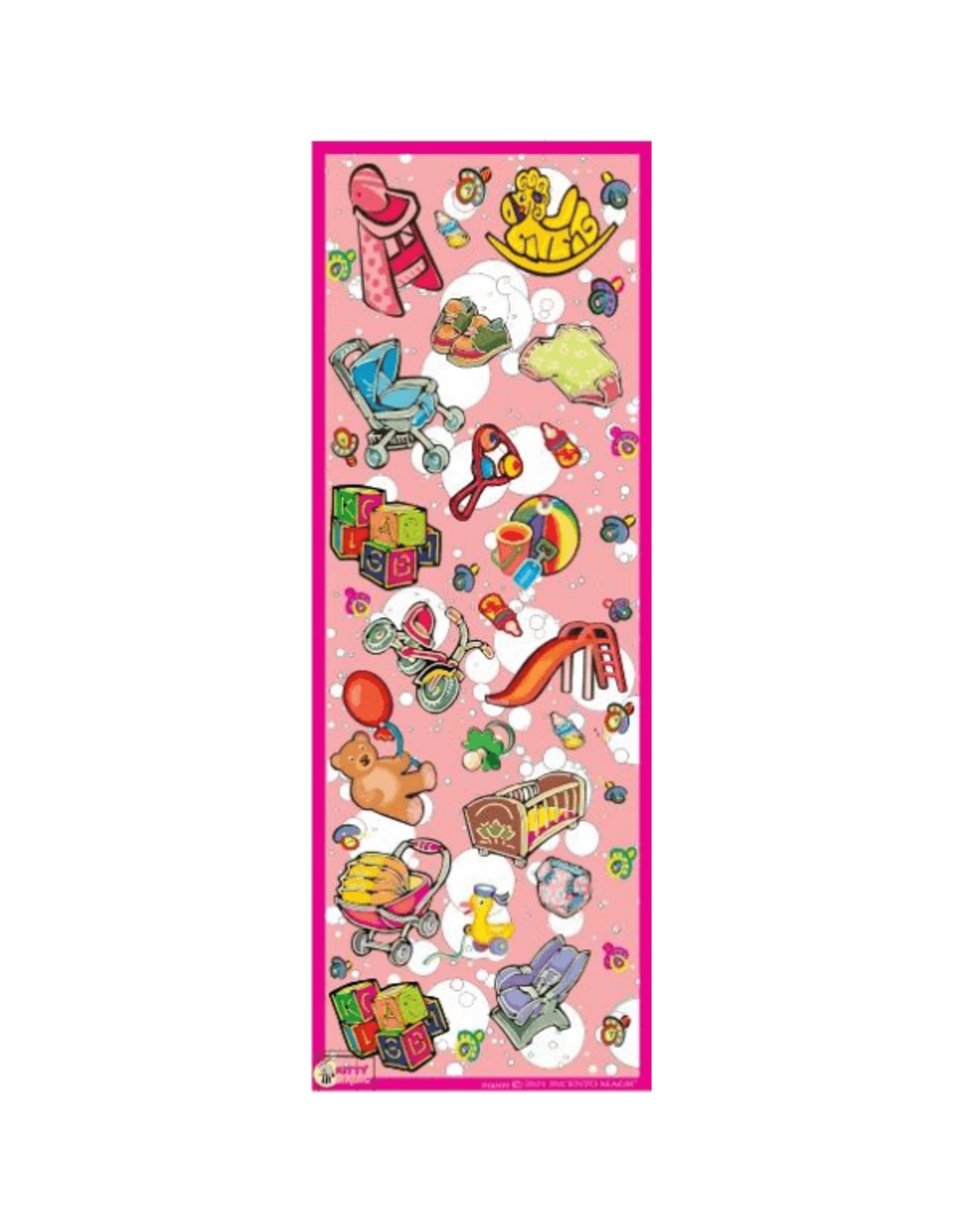 incento magic STICKERS: BABY DIE CUT - 6 SHEETS