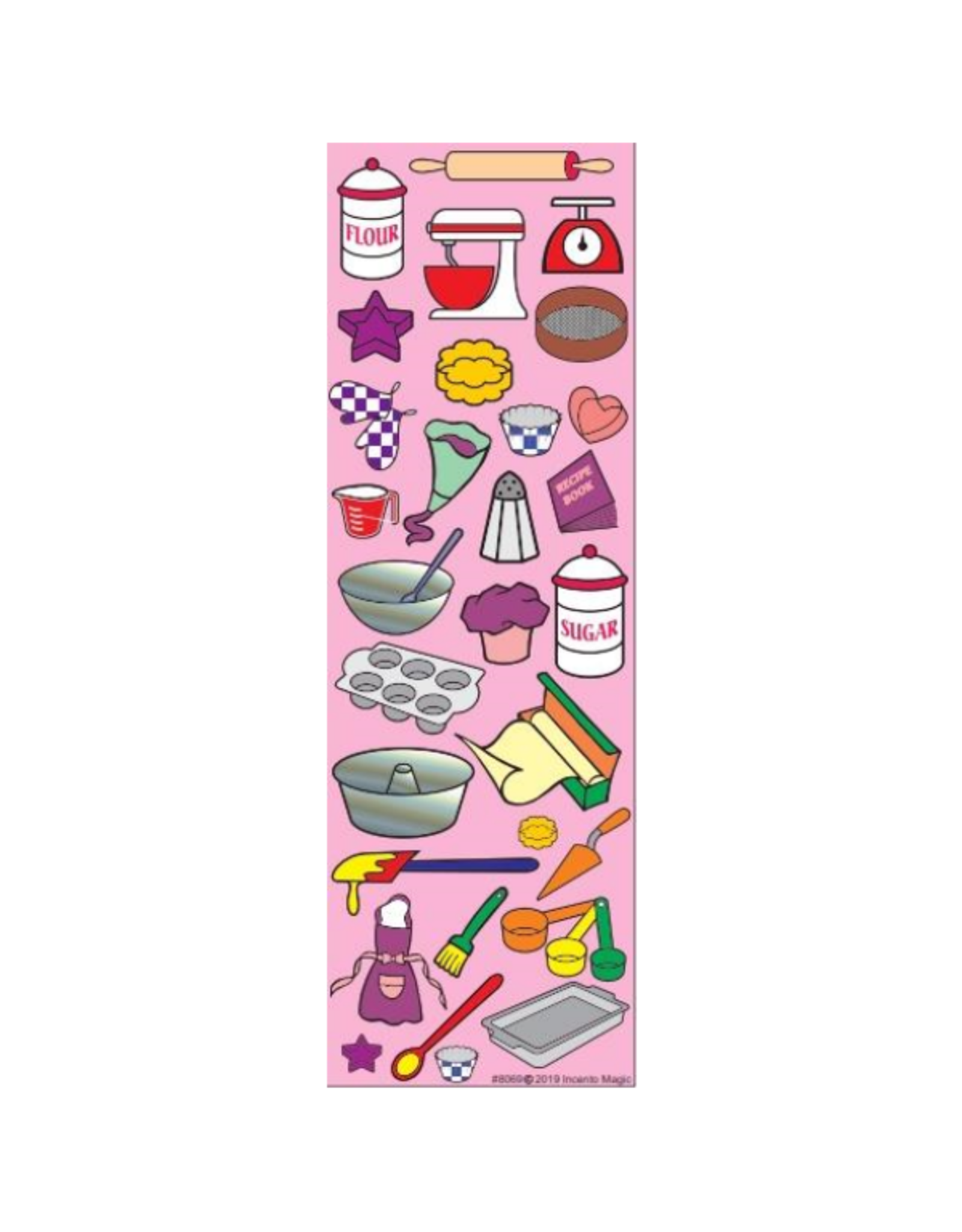 incento magic STICKERS: BAKING - 6 SHEETS