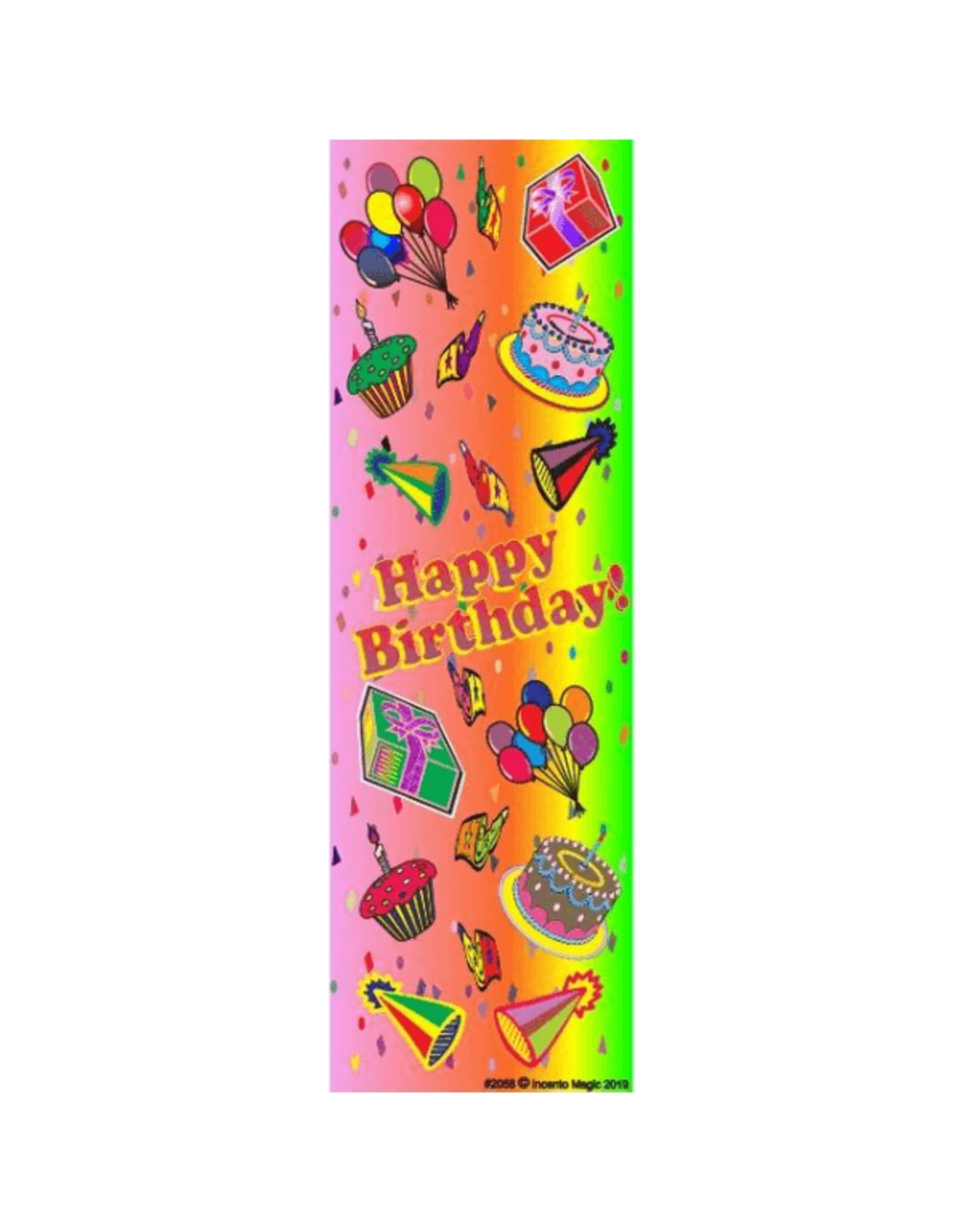 incento magic STICKERS: HAPPY BIRTHDAY - 6 SHEETS