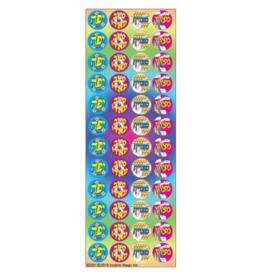 incento magic STICKERS: JUMBO DOTS, HEBREW PRAISE - 6 SHEETS