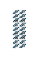 incento magic STICKERS: RECTANGULAR METZUYAN - 6 SHEETS