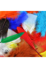 FEATHERS: BRIGHT ASSORTED  71 GRAMS