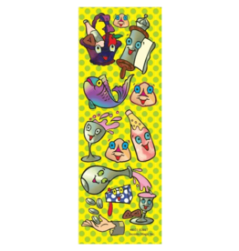 incento magic STICKERS  DIE-CUT PURIM - 6 SHEETS